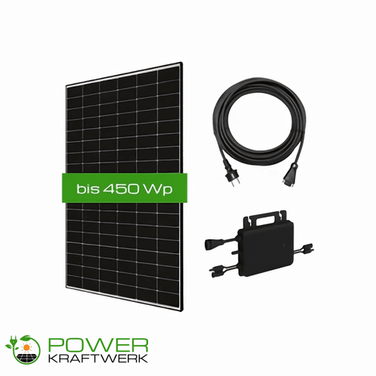 Balkonkraftwerk 1 Solarmodul 450 Wp