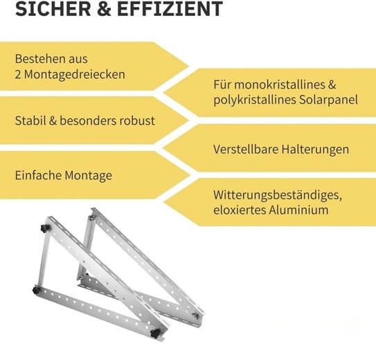 Garten Aufsteller für Balkonkraftwerke USPs