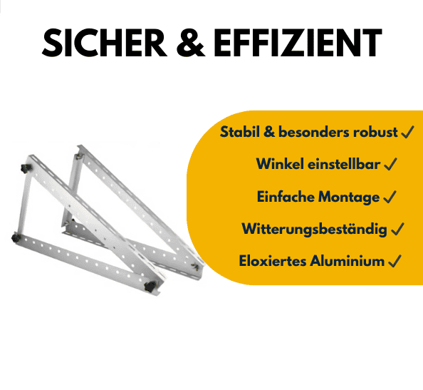 Balkonkraftwerk Garten – 1350 Wp – 3 Module – Komplettset ohne Speicher