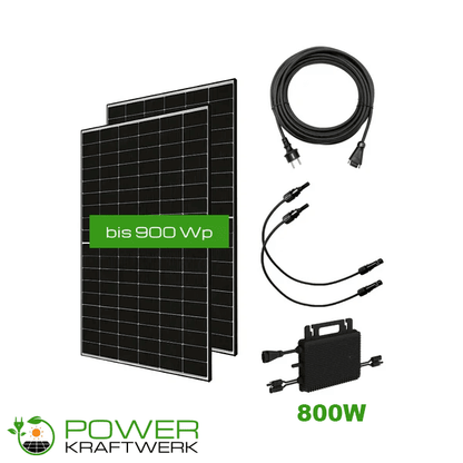 Balkonkraftwerk ohne Halterung 900 Wp 2 Module