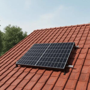 Balkonkraftwerk Ziegeldach – 900 Wp – 2 Module – Komplettset ohne Speicher