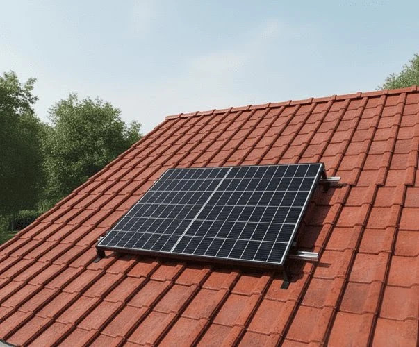 Balkonkraftwerk Ziegeldach – 1800 Wp – 4 Module – Komplettset mit Speicher – Bild 2